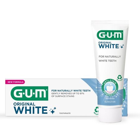 Pasta de dinti Original White, 75 ml, Sunstar Gum