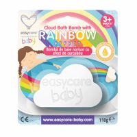 Bomba de baie norisor cu efect de curcubeu, 110 g, Easycare Baby
