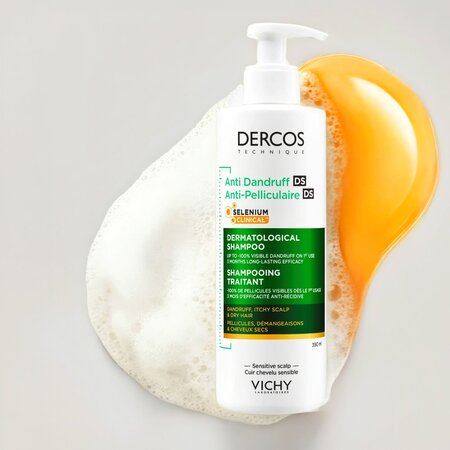Sampon antimatreata pentru par uscat si scalp cu senzatie de mancarime, 390 ml, Vichy 747990