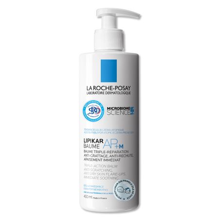 Balsam reparator si calmant pentru pielea foarte uscata cu tendinta atopica Lipikar Baume AP+M, 400 ml, La Roche-Posay