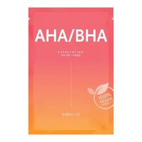 Masca tip servetel vegana cu AHA si BHA, 23 g, Barulab