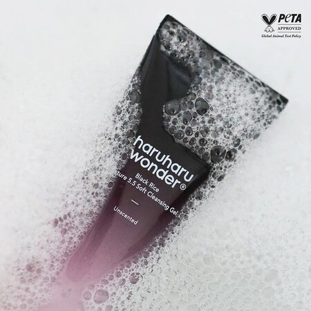 Gel de curatare bland cu pH optim pentru fata Black Rice Moisture, 100 ml, Haruharu Wonder 696807