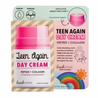 Crema de zi hidratanta cu peptide si colagen Teen Again, 50 ml, Look At Me