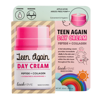 Crema de zi hidratanta cu peptide si colagen Teen Again, 50 ml, Look At Me