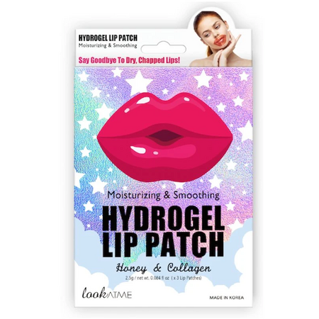 Plasturi de hidrogel hidratanti pentru buze, 3 bucati, Look At Me 695164