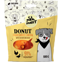 Recompense cu pui si rata pentru caini Donut, 500 g, Mr. Bandit