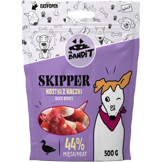 Recompense cu rata pentru caini Skipper, 500 g, Mr. Bandit