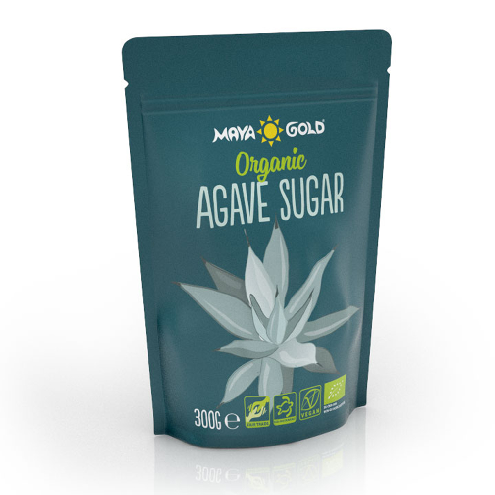 Zahar de agave bio la punga, 300 g, Maya Gold