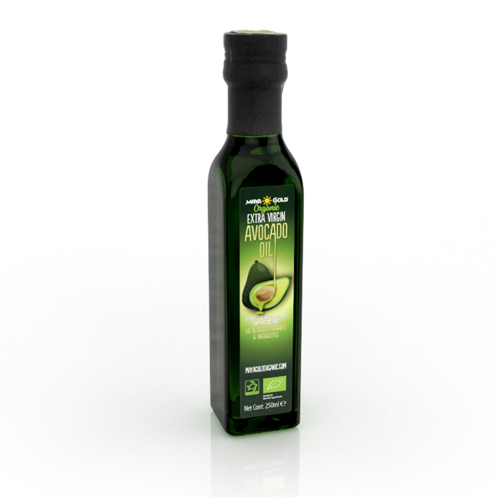 Ulei de avocado bio extra virgin, 250 ml, Maya Gold