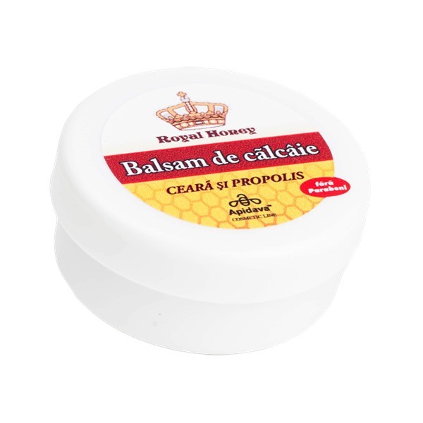 Balsam cu ceara si propolis pentru calcaie, 30 ml, Apidava