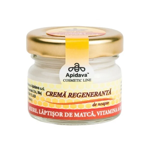 Crema regeneranta de noapte, 30 ml, Apidava