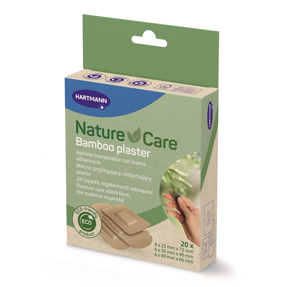 Plasturi din bambus Nature Care, 20 bucati, Hartmann