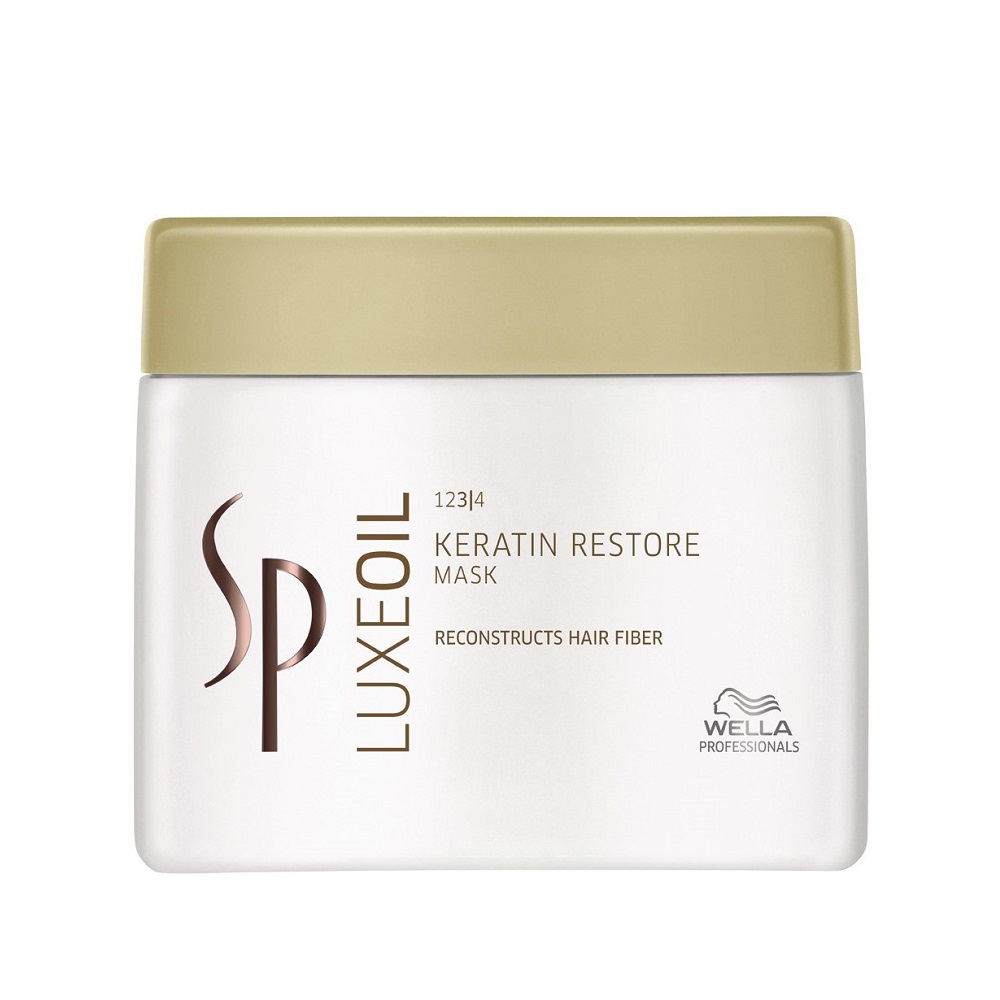 Masca pentru par restructuranta SP LuxeOil Keratin Restore, 400 ml, Wella Professionals