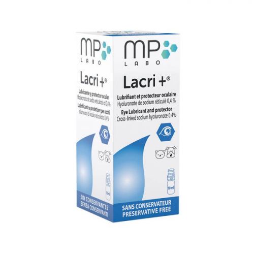 Picaturi pentru protectia ochiului pentru caini si pisici Lacri plus, 10 ml, Mp Labo