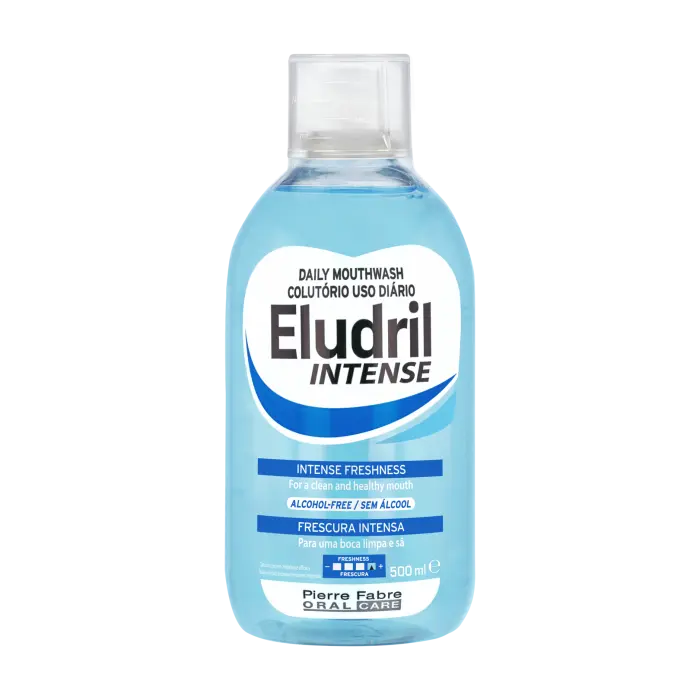 Apa de gura zilnica, 500 ml, Eludril Intense