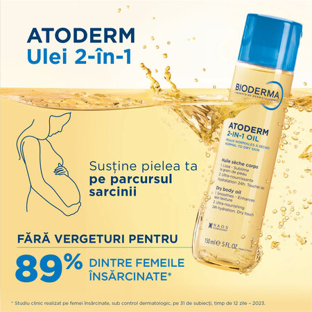 Ulei de corp 2 in 1 Atoderm, 150 ml, derma 751473