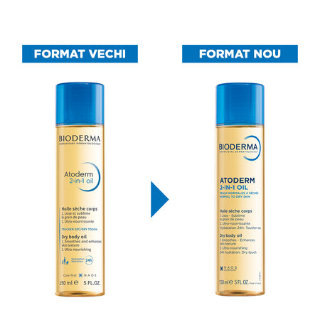Ulei de corp 2 in 1 Atoderm, 150 ml, derma 751483