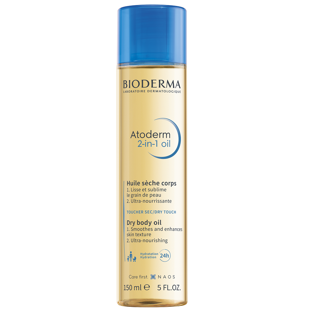 Ulei de corp 2 in 1 Atoderm, 150 ml, Bioderma