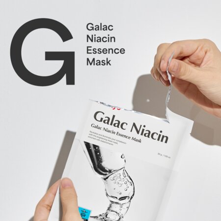 Masca de fata tip servetel Galac Niacin Essence, 30 g, Manyo 672152