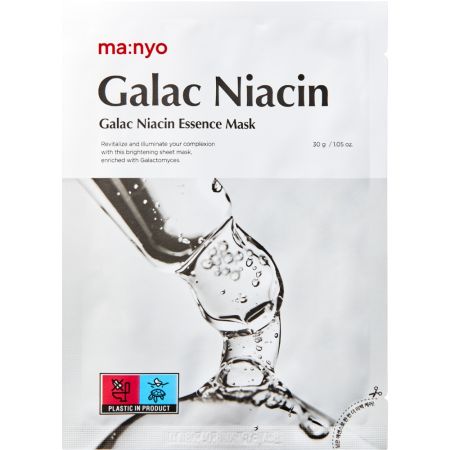 Masca de fata tip servetel Galac Niacin Essence, 30 g, Manyo