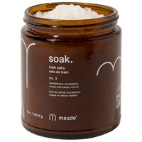 Sare de baie hranitoare Soak no. 3 (eucalipt si lemn de santal), 226.8 ml, Maude