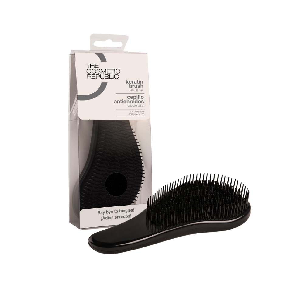 Perie pentru par Keratin Brush, 1 bucata, The Cosmetic Republic