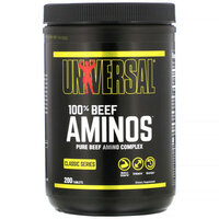 Universal 100% Beef Aminos, 200 tablete, Universal Nutrition