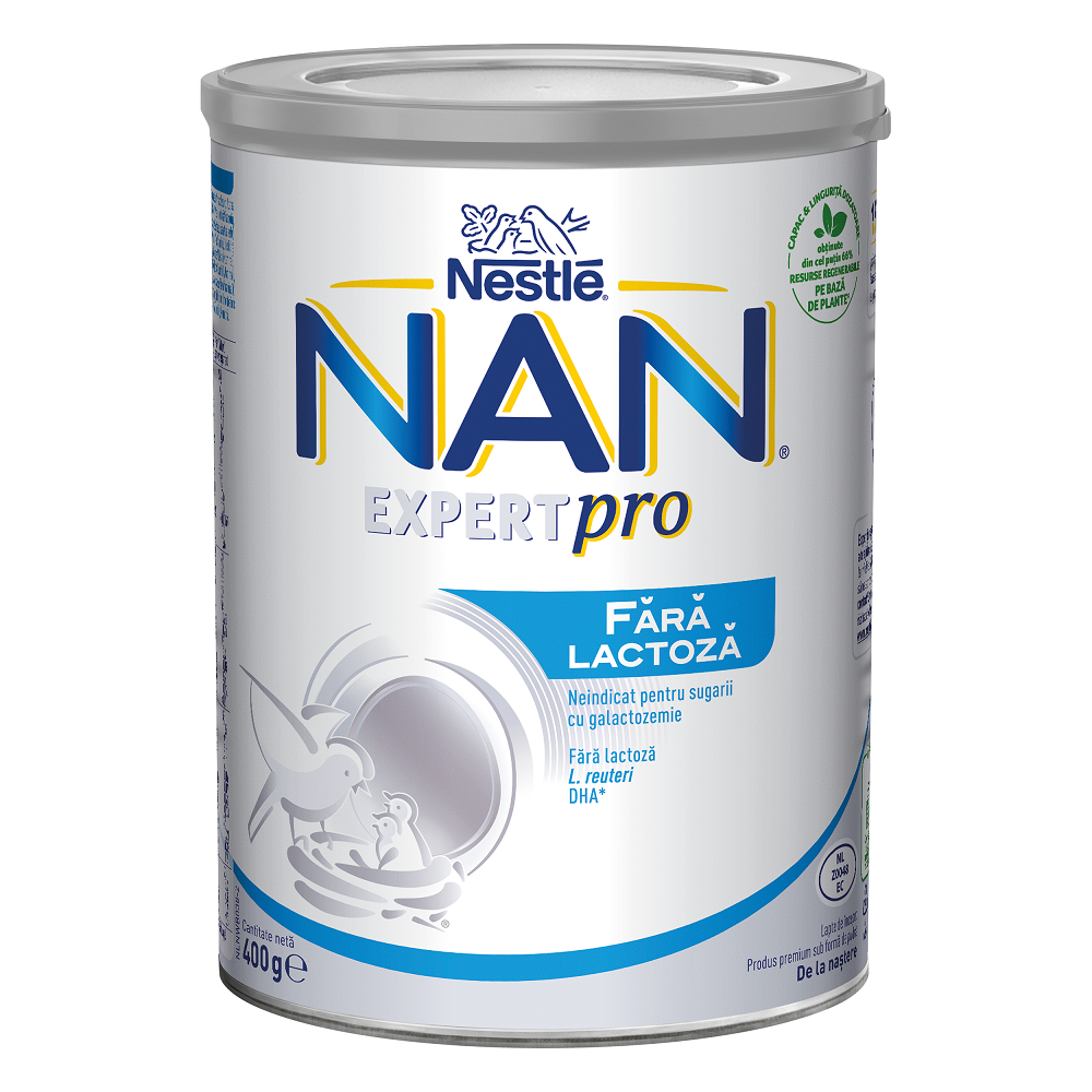 Nan Expert Pro fara lactoza, 400 g, Nestle