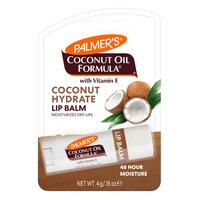 Balsam hidratant de buze cu ulei de cocos si vitamina E Coconut Oil Formula, 4 g, Palmer's