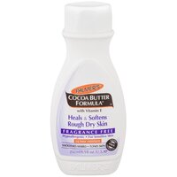 Lotiune de corp pentru piele uscata fara parfum cu unt de cacao si vitamina E Cocoa Butter Formula, Palmer's