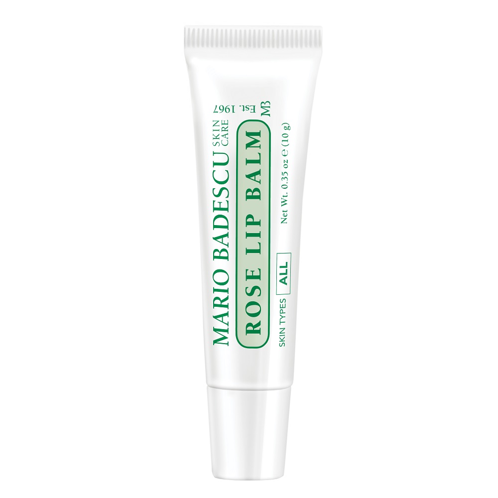 Balsam de buze Rose Lip Balm, 10 g, Mario Badescu