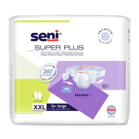 Scutece pentru adulti XXL Super Plus, 10 bucati, Seni