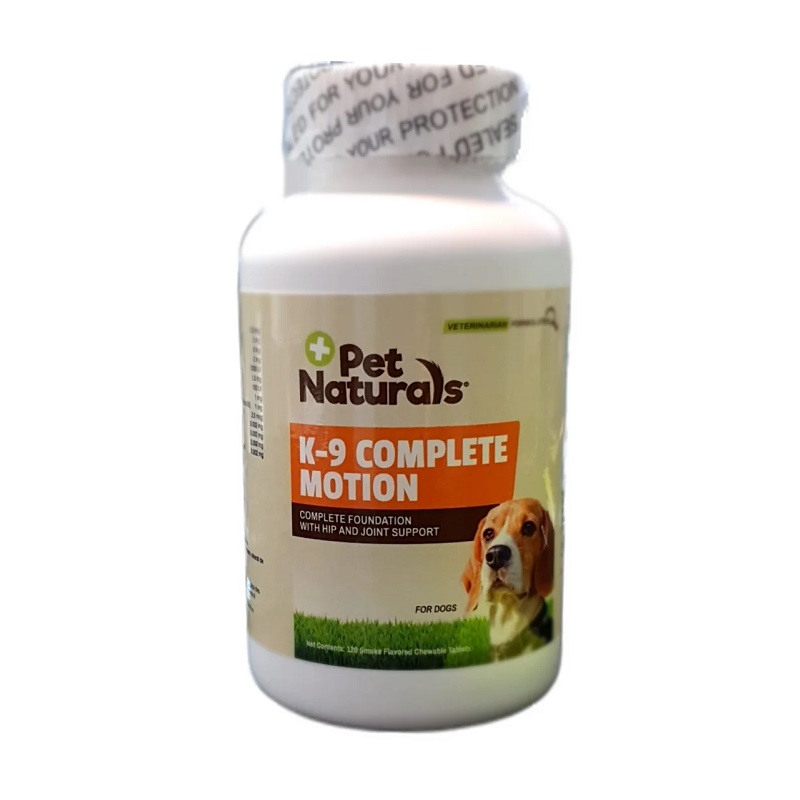 Supliment pentru cainiComplete Motion K-9, 120 tablete, Pet Naturals