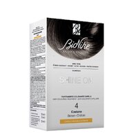 Vopsea permanenta de par nuanta 4 Brown Shine On, 145 ml, BioNike