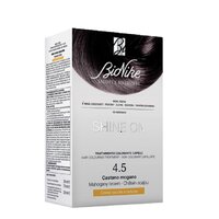 Vopsea permanenta de par nuanta 4.5 Mahogany Brown Shine On, 145 ml, BioNike