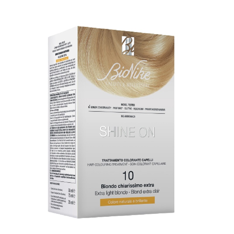 Vopsea pentru colorarea parului Shine On nuanta 10.0 Extra Light Blonde, 145 ml, BioNike