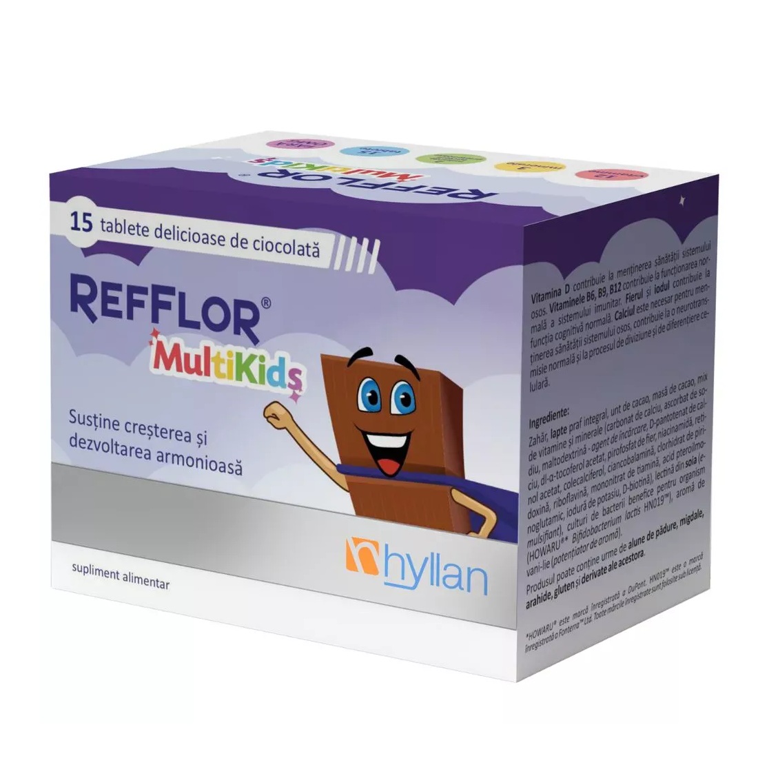 Refflor Multikids, 15 tablete, Hyllan