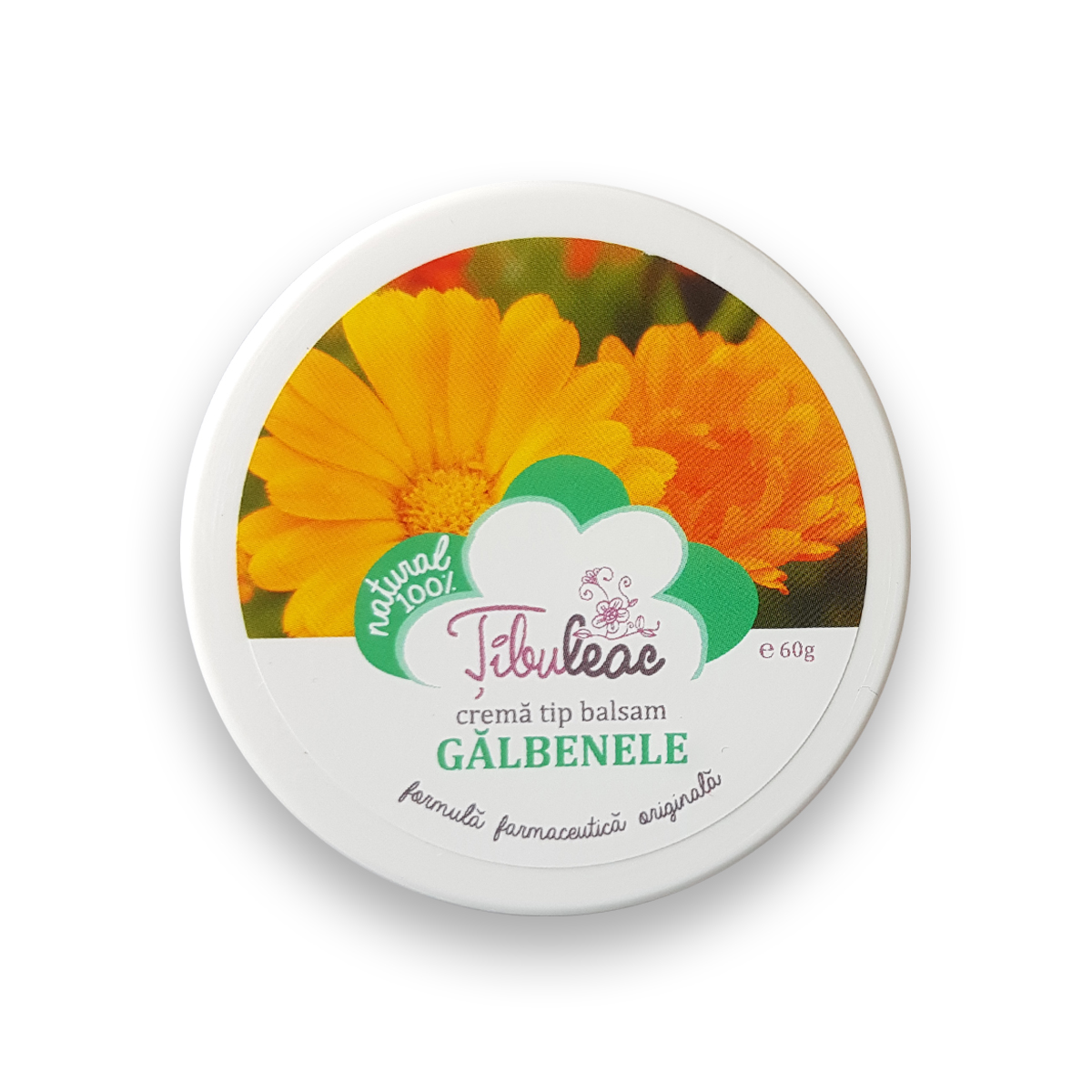 Crema tip balsam galbenele, 60 g, Tibuleac Plant