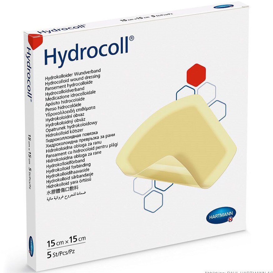 Pansament hidrocoloidal Hydrocoll, 15 x 15 cm (900748), 5 bucati, Hartmann