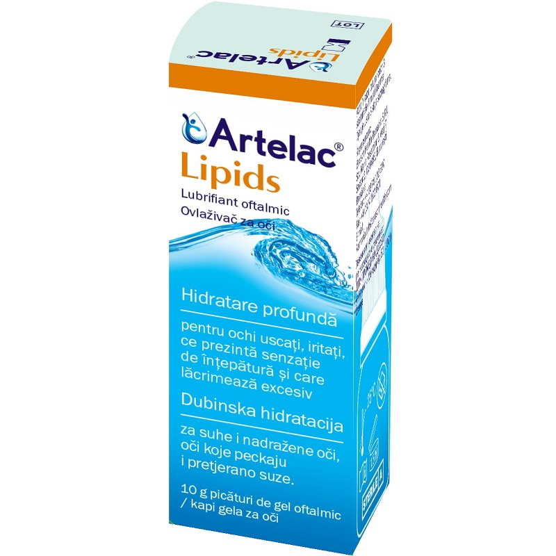 Picaturi oftalmice Artelac Lipids, 10 ml, Bausch + Lomb