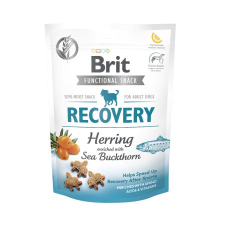 Snack pentru caini Recovery Herring, 150 g, Brit