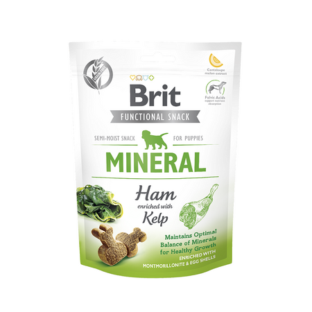 Snack pentru caini Mineral Ham, 150 g, Brit