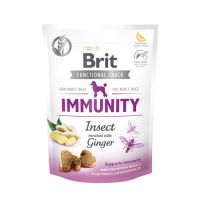 Snack cu insecte si ghimbir pentru caini Immunity, 150 g, Brit