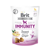 Snack cu insecte si ghimbir pentru caini Immunity, 150 g, Brit