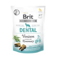 Snack cu vanat si rozmarin pentru caini Dental, 150 g, Brit