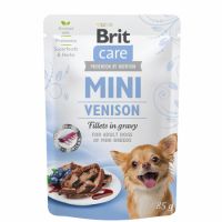 Hrana umeda cu vanat pentru caini Fillets In Gravy Mini, 85 g, Brit