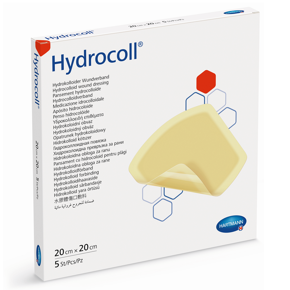 Pansament hidrocoloidal Hydrocoll, 20 x 20 cm, 5 bucati, Hartmann