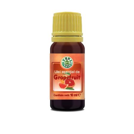 Ulei esential de grapefruit 100% pur, 10 ml, Herbavit