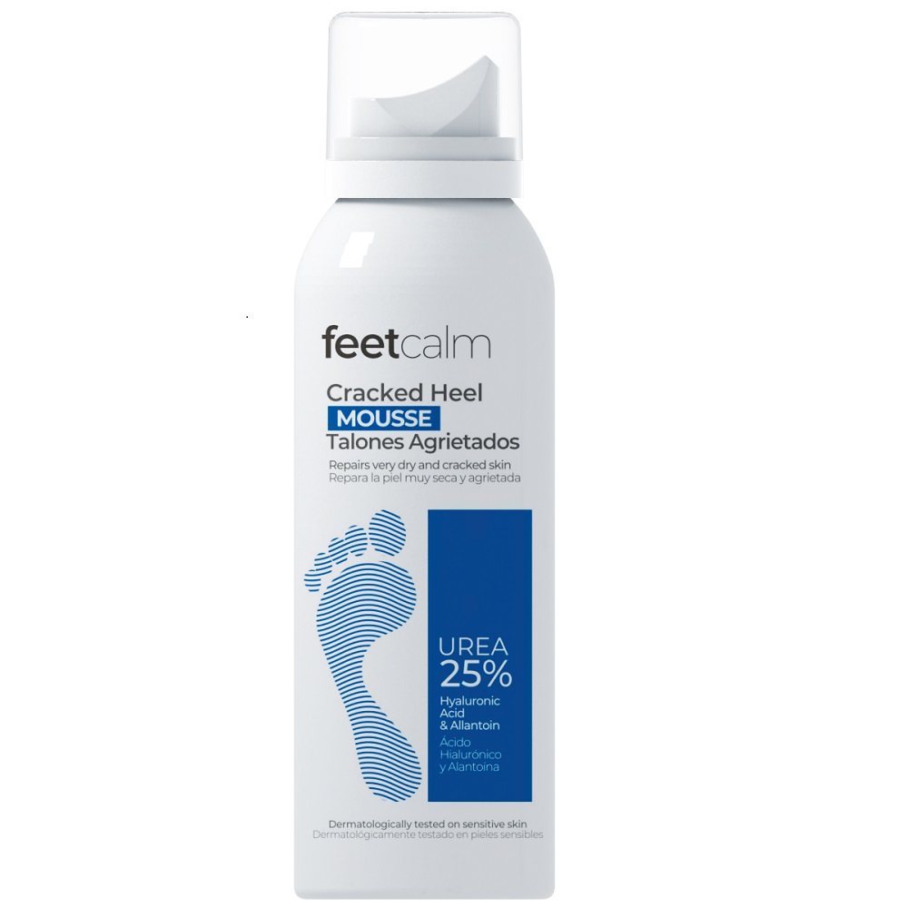 Spuma pentru calcaie crapate cu 25% Uree, 125 ml, Feet Calm