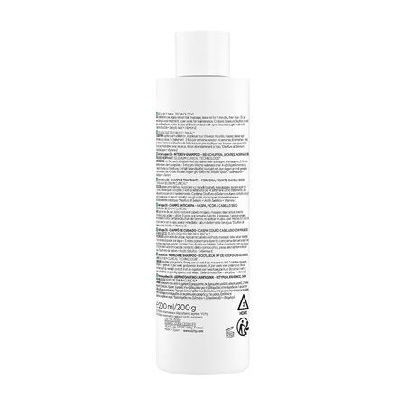 Sampon antimatreata pentru par uscat si scalp cu senzatie de mancarime Dercos, 200 ml, Vichy 747970